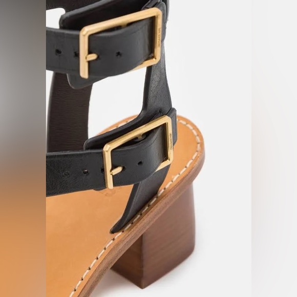 ZADIG & VOLTAIRE CECILIA CAPRESE SANDALS - Noir - Picture 7 of 9